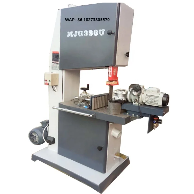 Customized Cutting Height 250mm 300mm Heavy Duty Large Hard Wood Vertical Band Saw Cutting Machine with Carbide Saw Blade
