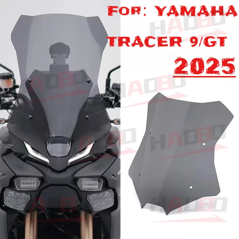 

Motorcycle Front Windshield 43CM Tension 9GT Sports Front Windshield for Yamaha Tracer9/GT 2025