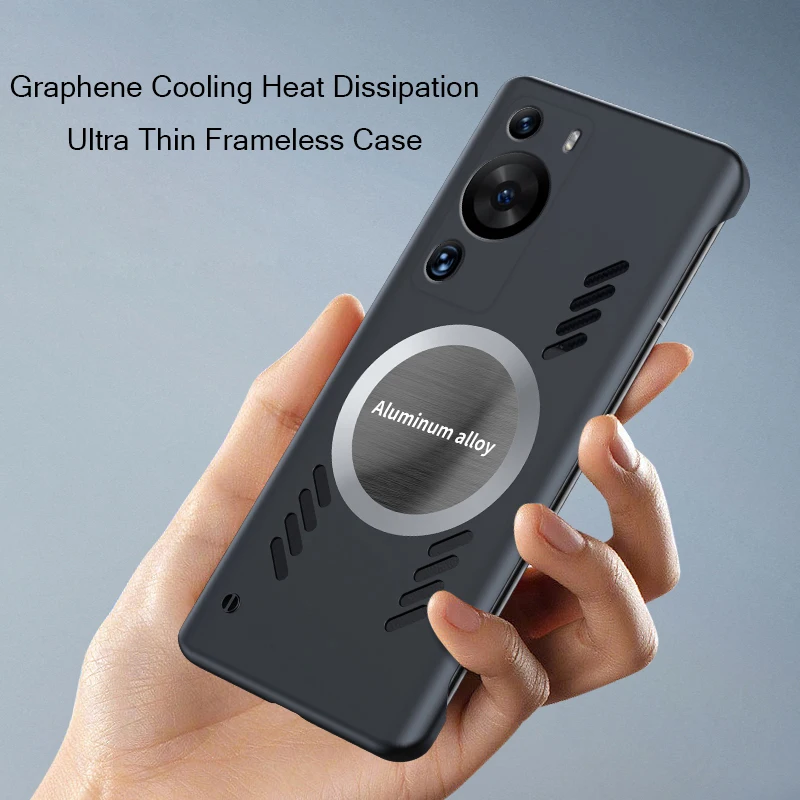 

Graphene Cooling Phone Case for Huawei P60 P50 P40 P30 Mate 50 40 30 20 Mate50 Mate40 Pro Cases Frameless Heat Dissipation Cover