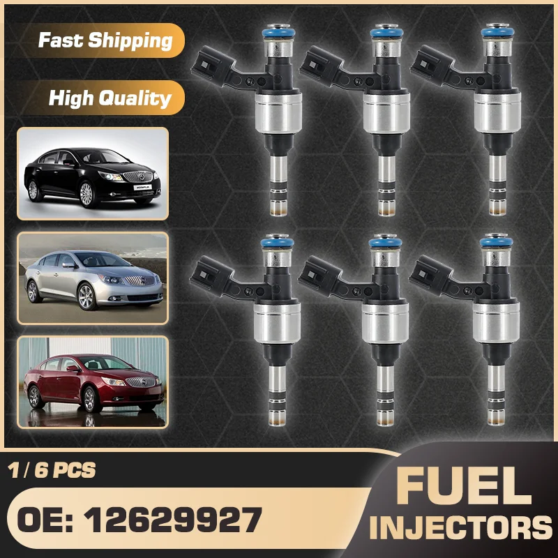 

12629927 Car Fuel Injectors For Alpheon 3.0L V6 2010 Buick Allure 3.0L V6 2010 Buick Lacrosse MK2 3.0L V6 2010 12634126 217-3449