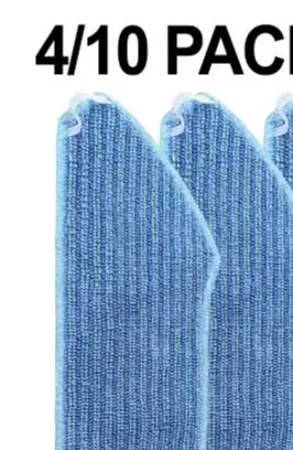 

4/10 Pcs Of Washable, Reusable Mop Cloths For Lefants M1/M2/M2 Pro/M2S/U180 And For OKP K8 Vacuum Cleaners.