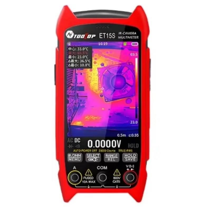 Ranlraka ET15S Professional Thermal Imager Camera 256x192 IR Sensor 3 5 Inch Counts Digital Multimeter PCB Floor HVAC Repair