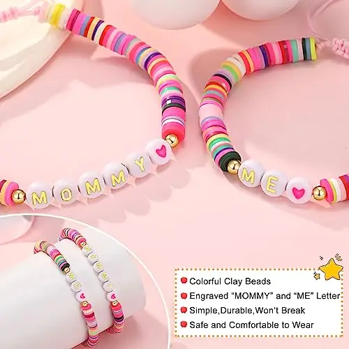 First Day of School Gifts for Mom and Daughter Mommy and Me Back to School Bracelets