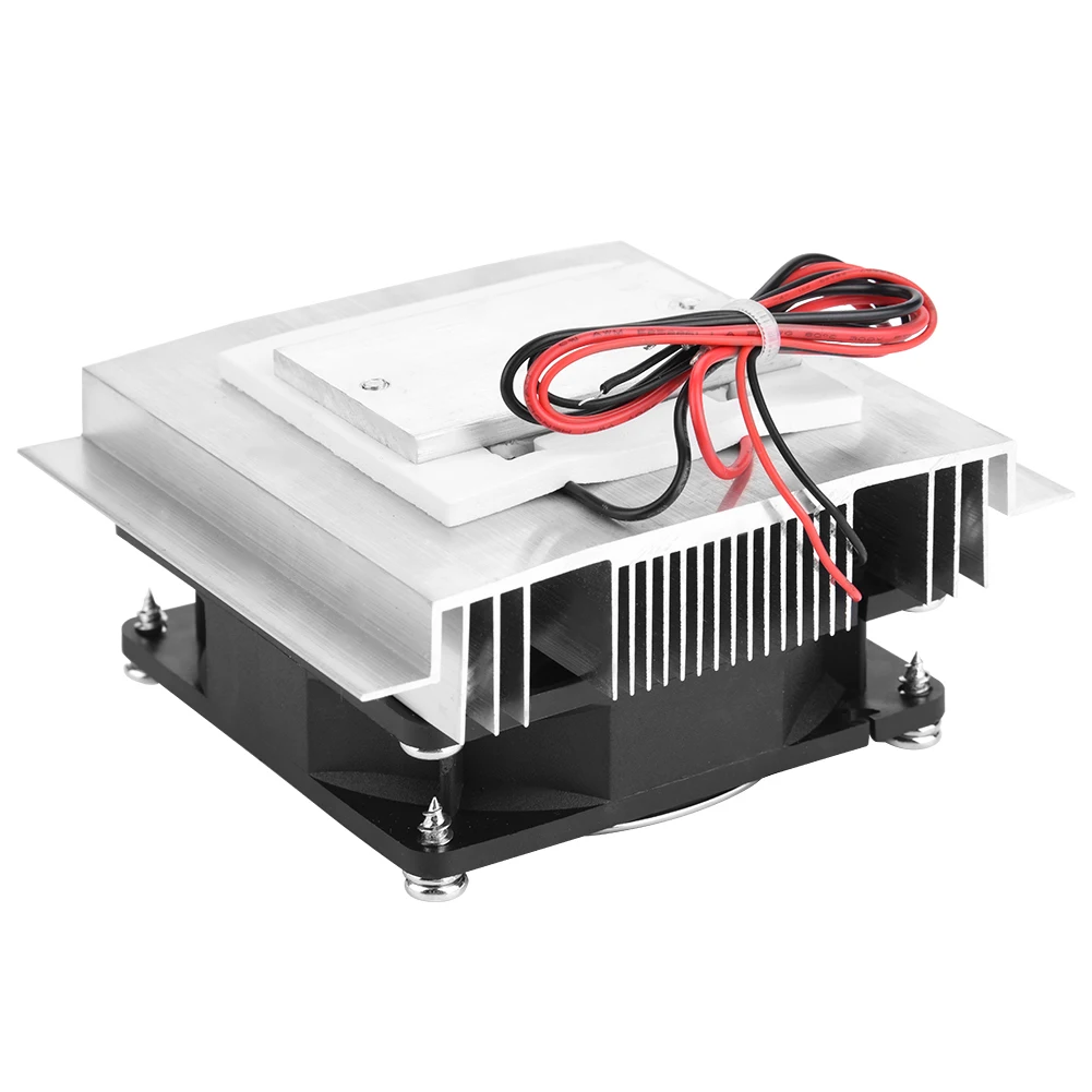 12V Semiconductor Refrigeration Thermoelectric Peltier Cold Plate Cooler with Fan Semiconductor Refrigeration System