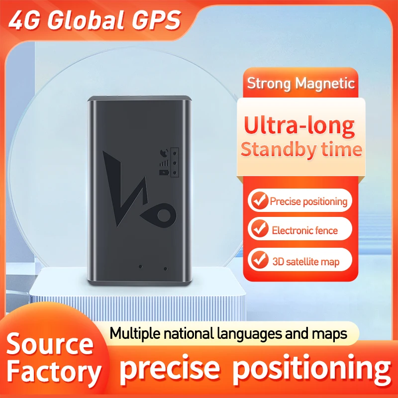 Q8 4G GPS Car Locator Mini Locator Vehicle Tracker GPS Tracker Elderly/Children Car Alarm Tracking Device Multi-Scenario Locator
