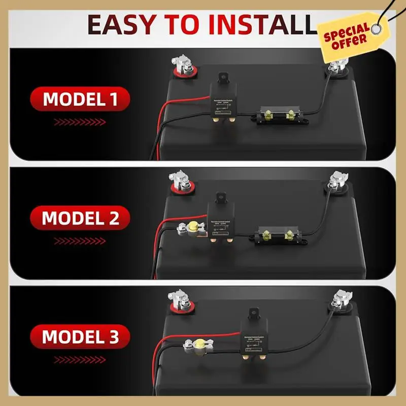 

Стабильная производительность-дистанционный выключатель аккумулятора 12 В 250 А беспроводной пульт дистанционного управления выключатель аккумулятора двойной пульт дистанционного управления