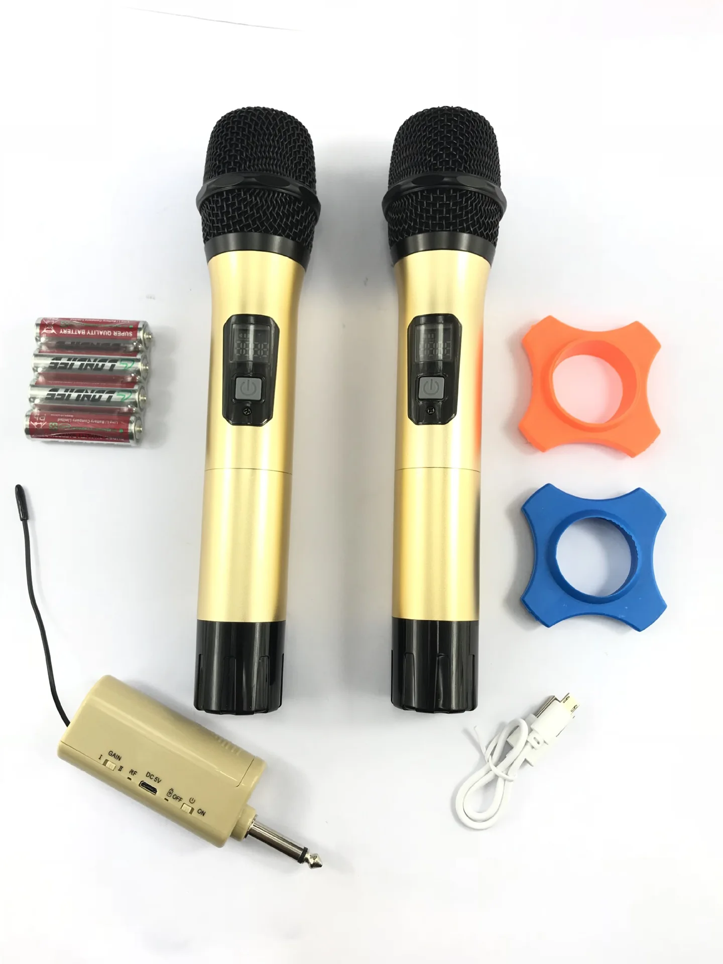 UHF Microphone Set, Handheld Condenser Microphone, Metal Microphone, National Karaoke God Device