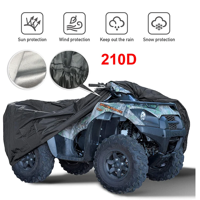 

Quad ATV Cover Rain Waterproof Dust Sun UV Snow Protector Cover For Honda Fourtrax 350ES Sportsman Four Trax Foreman Prairie