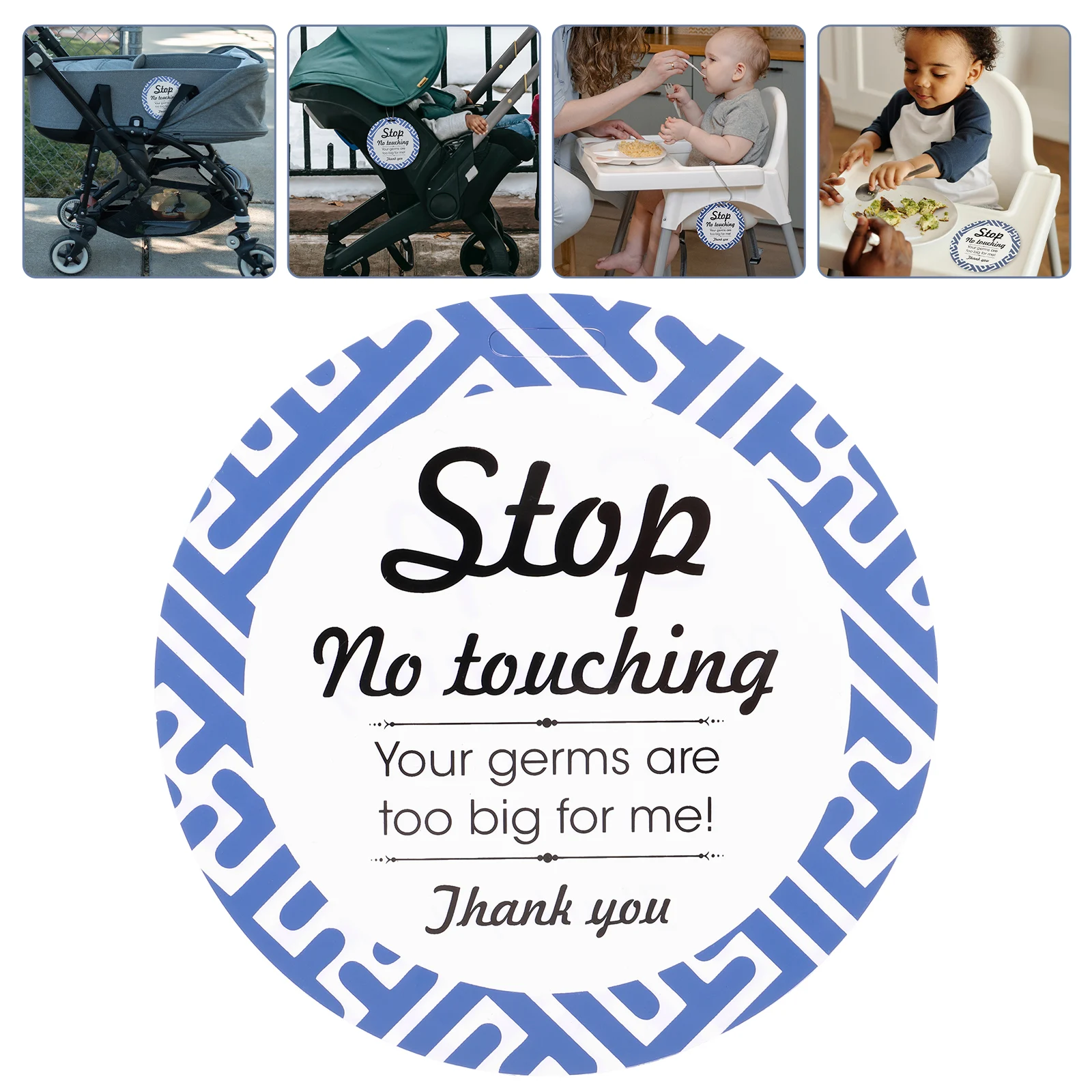 

Safety Warning Not Touch For Stroller No Touching Clear Caution Sign For Car Seats Stop No Touch Sign Easy