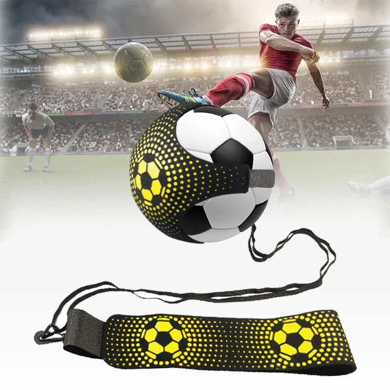 

Football Kick Throw Solo Practice Training Aid Control Skills Adjustable Waist Belt