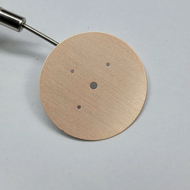 Циферблат VK63 31,8 мм без логотипа, циферблат без шкалы, подходит для VK63, кварцевый механизм, зеленый светящийся серебряный гвоздь, аксессуары для часов, новый DIY