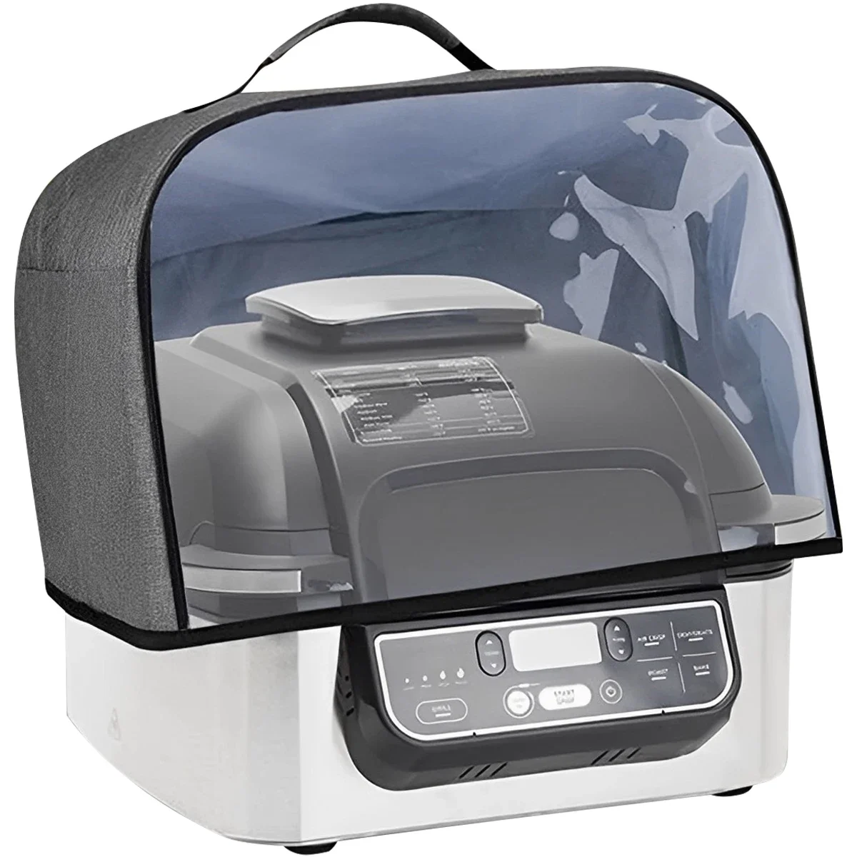 Capa Protetora para Air Fryer Ninja Foodi Grill, Capa de Poeira Durável para Cozinha com Bolsos de Armazenamento, Capa Impermeável para Grelhador Doméstico e Torradeira