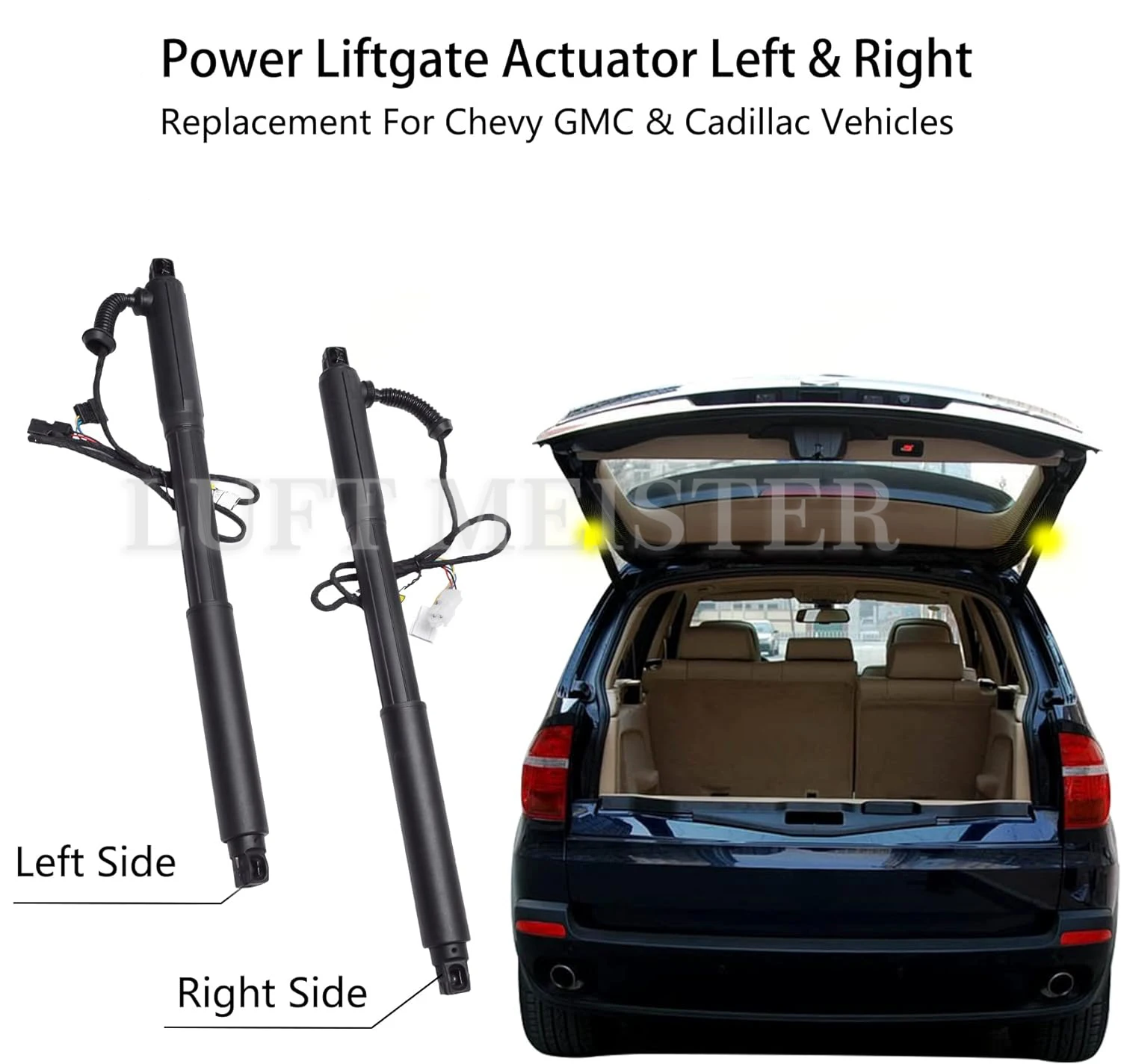 2pcs Left &Right Electric Tailgate Lift Supports Struts For BMW X5 E70 2007-2013 51247332695 51244887651 51247332696