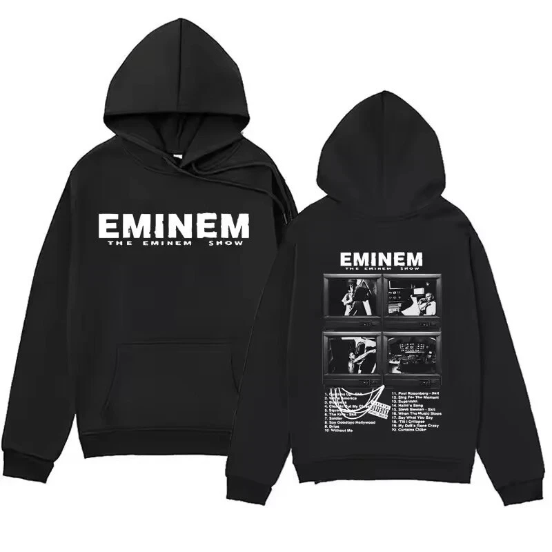 

Осень-зима 2025 года, джемпер с капюшоном Eminem, подарочная одежда, аксессуары, высококачественная роскошь для мужчин и женщин, топ Y2k