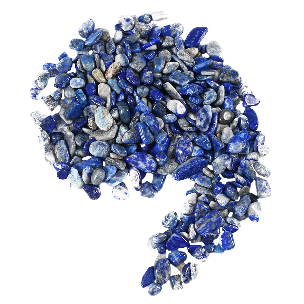 

Lapis Gravel 200G Decorative Stones for Fish Tank Aquarium Smooth Pebbles Agate Irregular Gravel Water Gardens Ponds