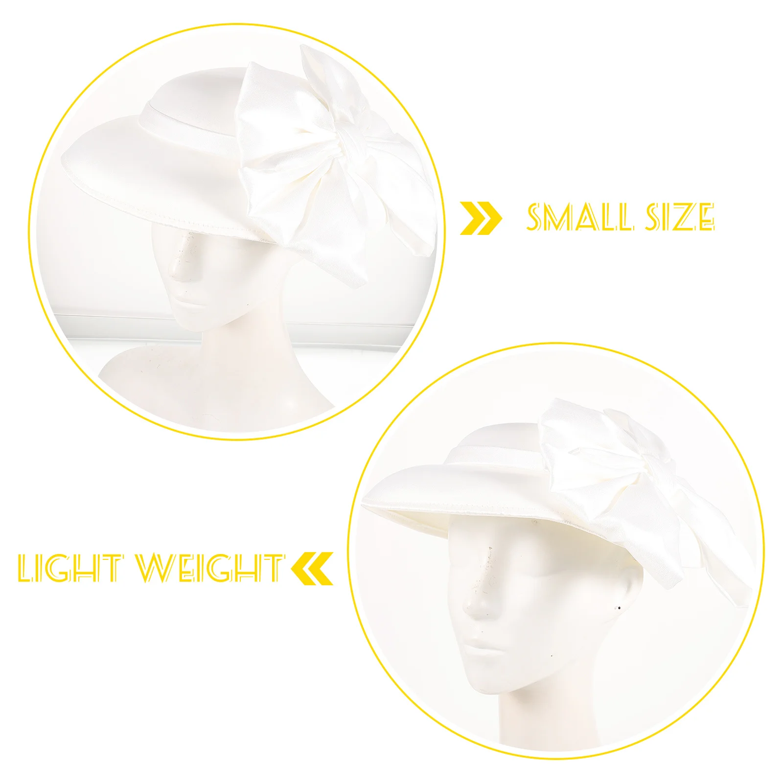 

Stylish Women Bucket Hat Bridal Party Dress Hat Festive Bowler Cap Halloween Event Fashion Accessory Lady Hat Chic Look