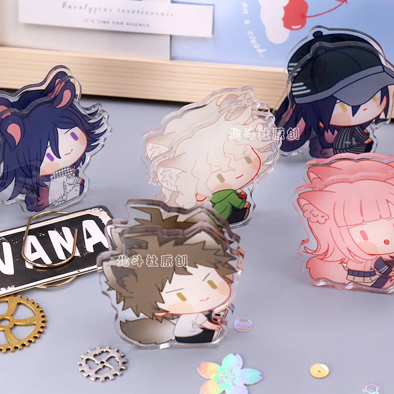 

Anime Danganronpa Nagito Komaeda Nanami ChiaKi Hinata Hajime Kokichi Oma Saihara Shuichi Cosplay Acrylic Memo Clip Cartoon Clamp