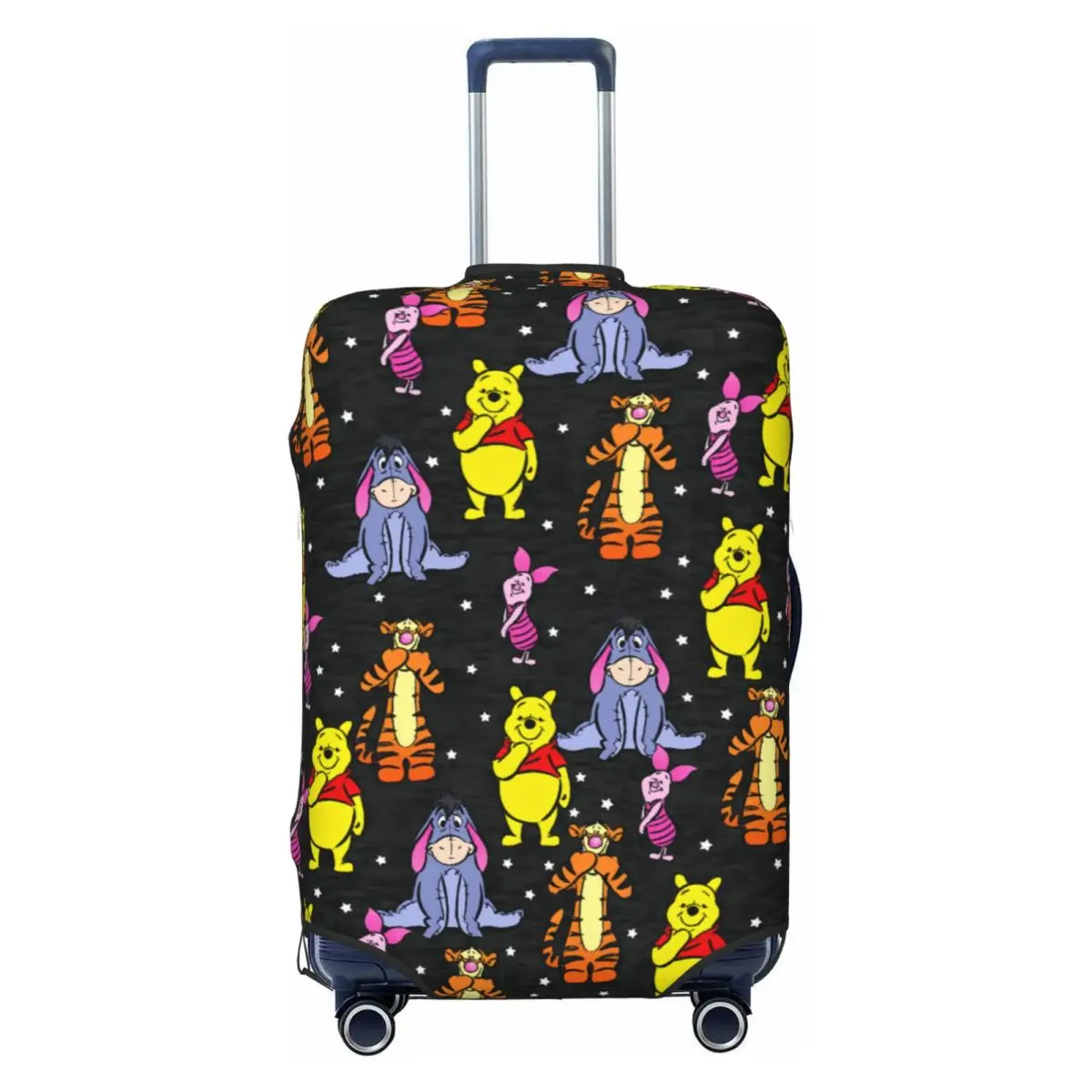 

Custom Cartoon Bear Winnie The Pooh Luggage Cover Protector Fashion Travel Suitcase Covers for 18-32 Inch