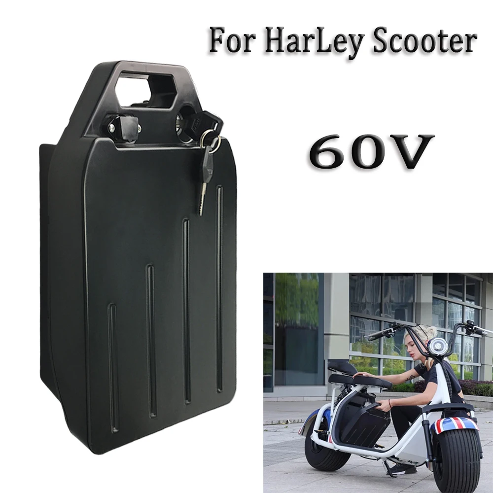 Imagem -05 - Bateria de Lítio para Carro Elétrico Harley Bateria Impermeável 60v 10 15 20ah para Duas Rodas Dobrável Scooter Bicicleta