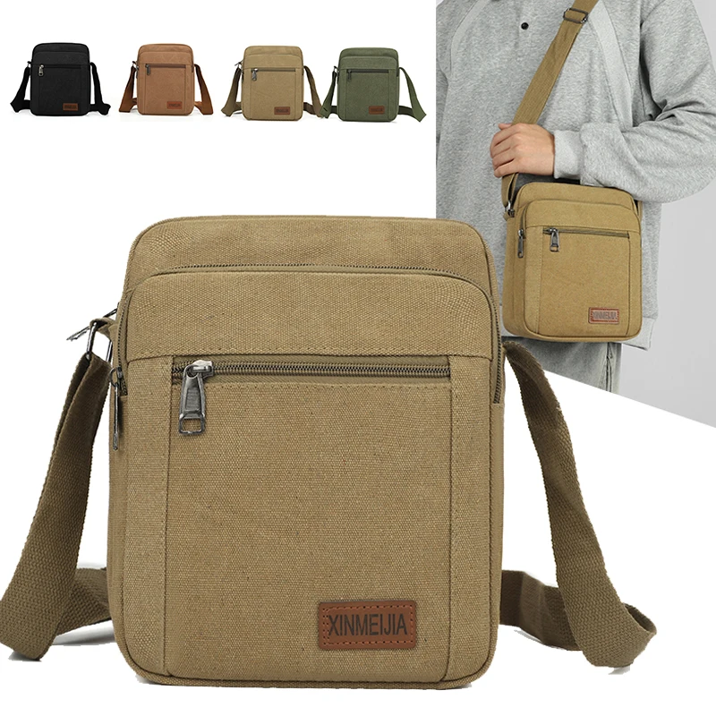 

Модные мужские сумки через плечо, прочные холщовые сумки для мужчин, дорожные сумки-мессенджеры, винтажные трендовые мужские сумки, сумки-слинги, Bolsos