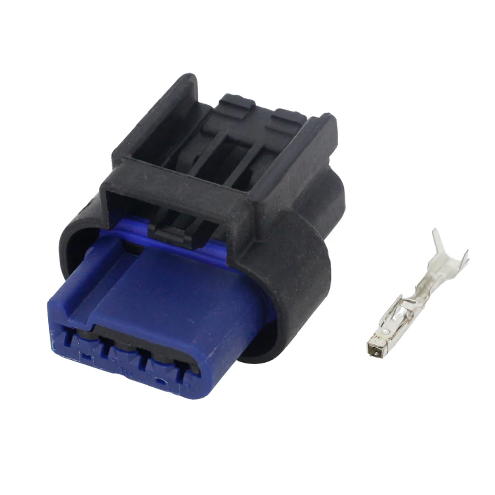 

5 Sets 4 pin is equipped with a waterproof jacket hole connectors car connector terminals DJ7045-1-21 4p