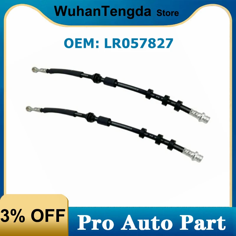 

2Pcs Front Brake Hose LR057827 LR075356 LR095287 LR135811 for Land Rover Discovery Sport L550 Range Rover Evoque