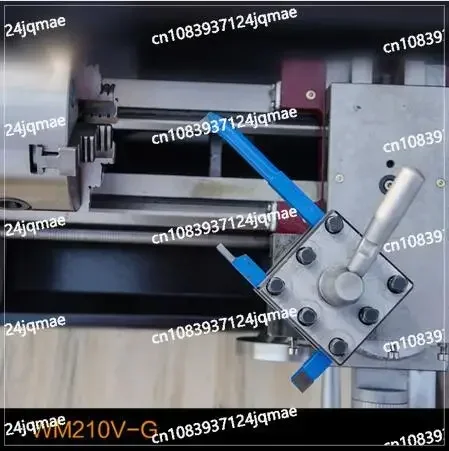 600W Metal Lathe All Steel Lathe Machine with Switch Control High Power Brushless Motor Machine Tool WM210V-G