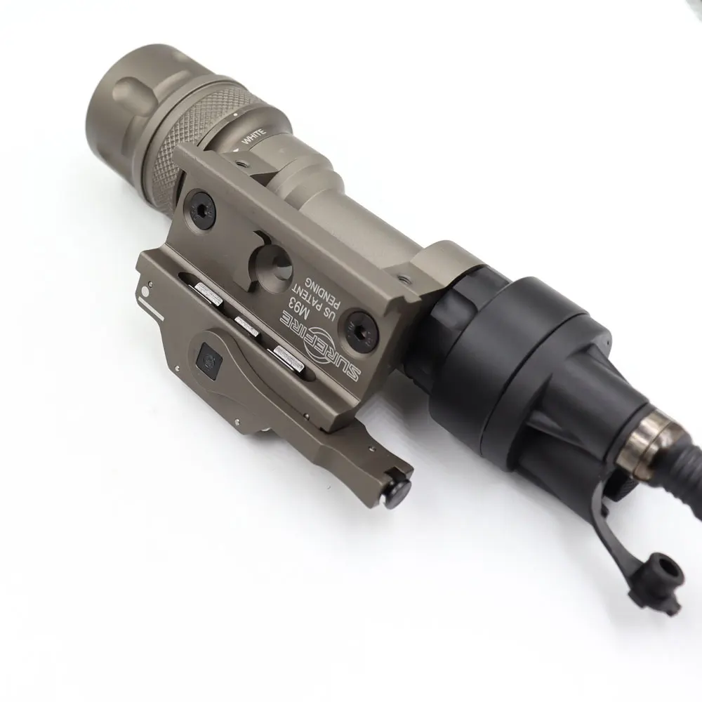 M952V IR Scout Tactical Weapon Light LED White Light Output Waterproof Remote Switch Pressure Flashlight QD Mount Picatinny Rail