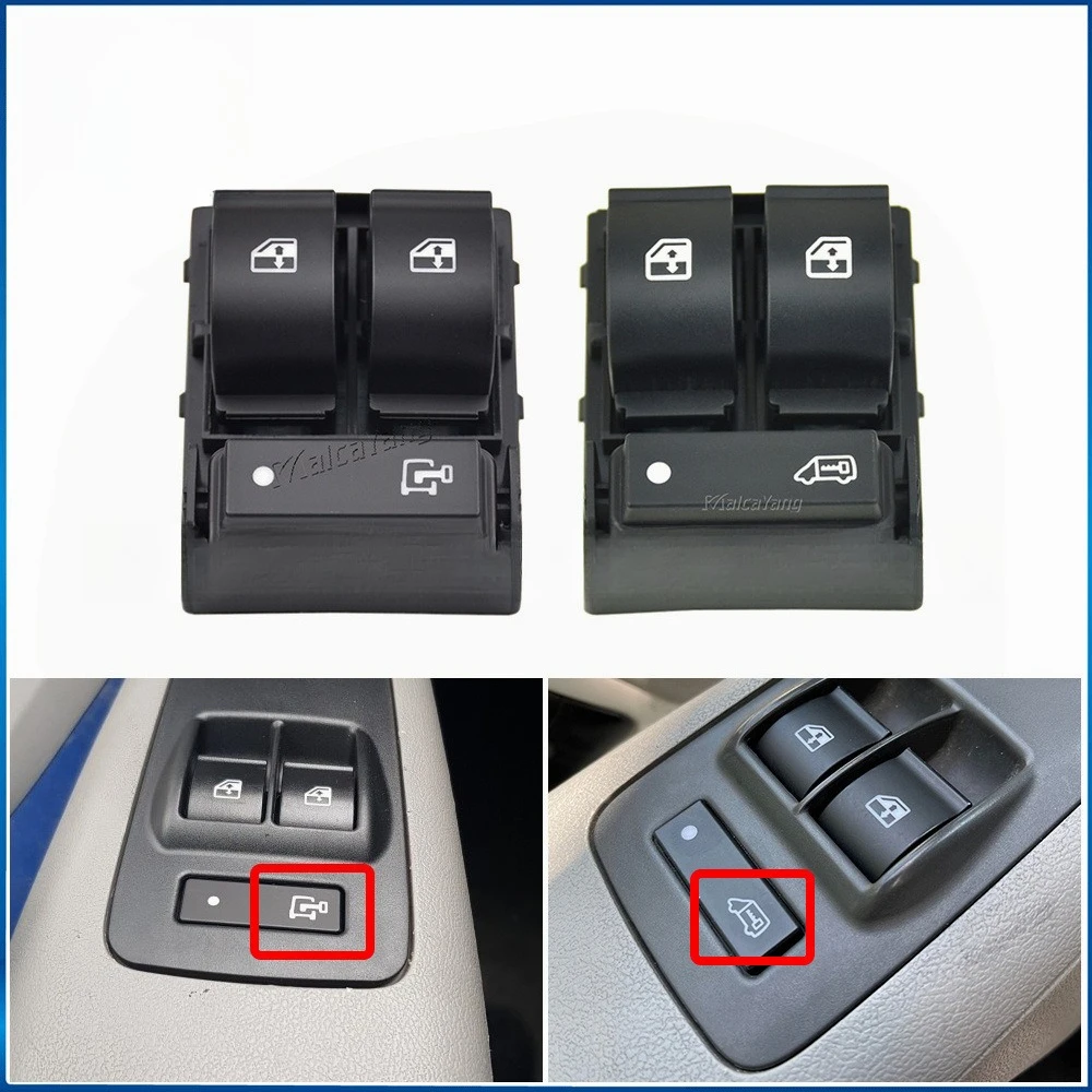 

735487419 Power Window Switch For Fiat Citroen Peugeot Electric Window Regulator Single Switch