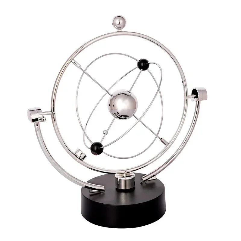 Newton Pendulum Ball Cradle Dynamic Balancing Physics Toy Creative Desktop Decor Handicraft Ornament view 6