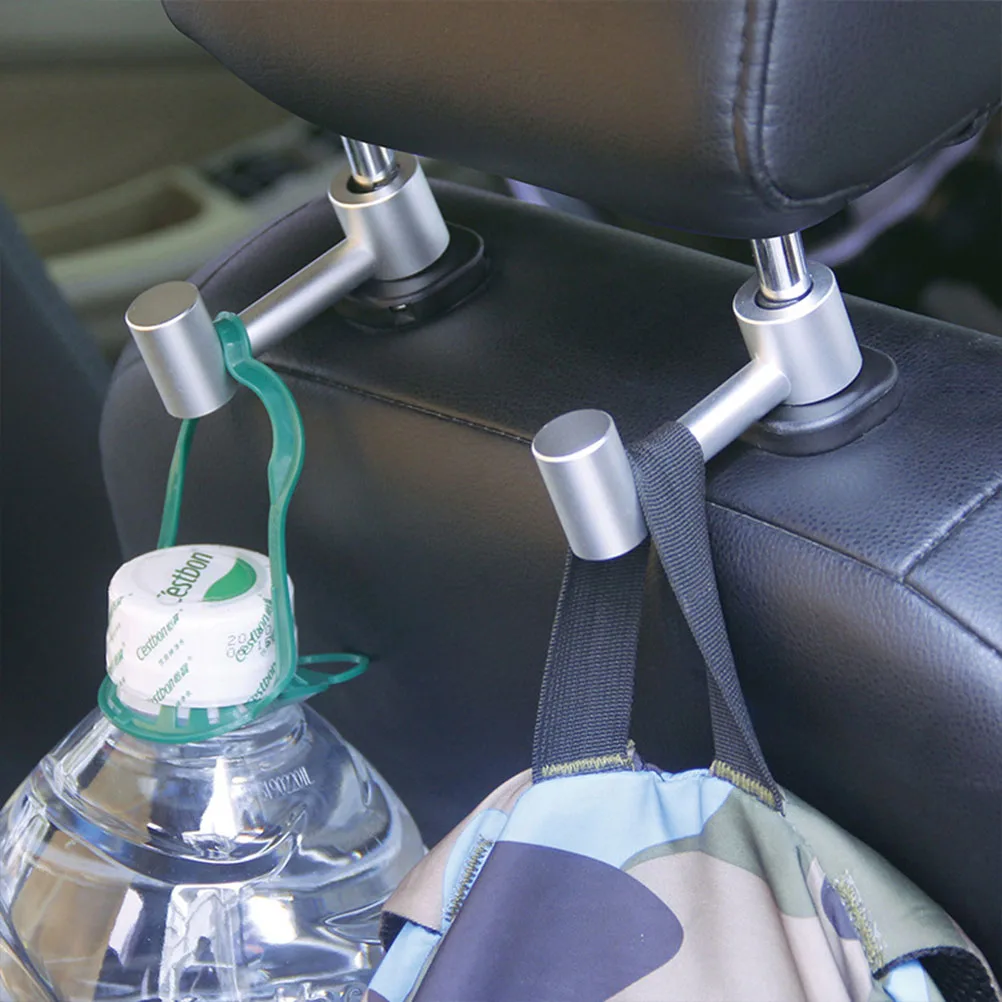 

Car Headrest Hooks Durable Storage Organizer Seat Back Hanger Rear Auto Accessories CarSeatBackHangers GroceryClothesUmbrella