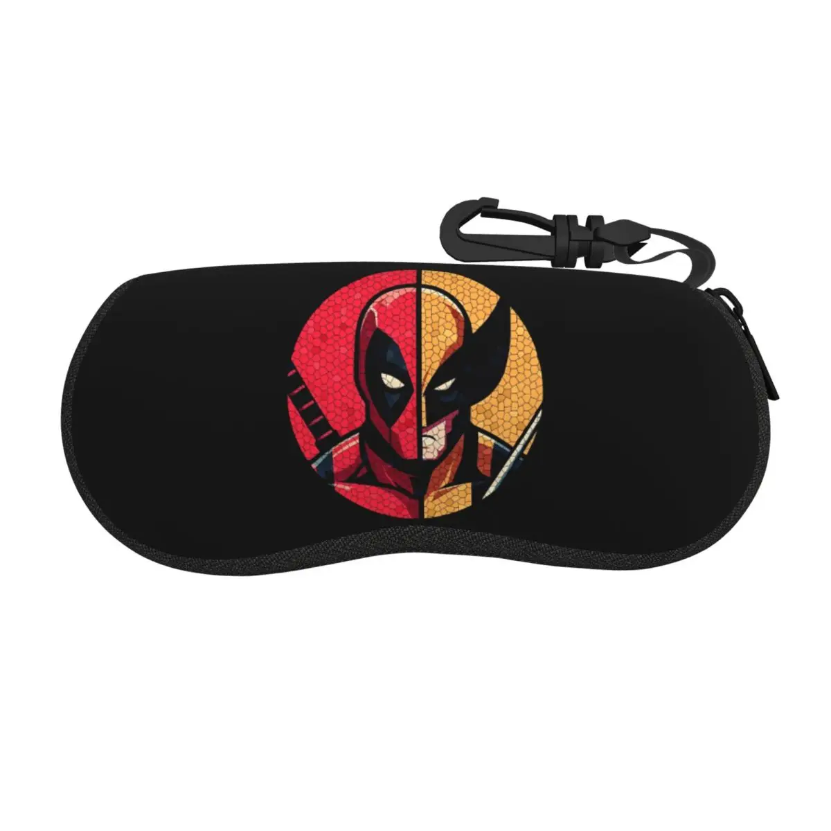 Deadpool & Wolverine Movie D&W Glasses Case Anti-Fall Superhero Glasses Storage Box Ins Eyewear Container