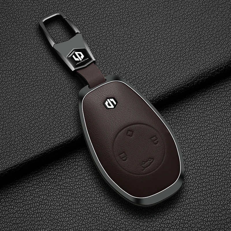 Car Key Protector For Leapmotor T03 C11 C01 Key Fob Case Zinc Alloy S01 Full Cover Anti Scratch Anti Drop Car Accessories