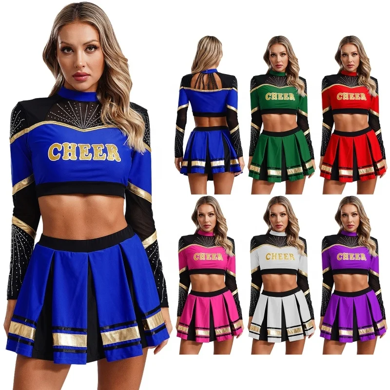 

Wholesale Competition Dancing Training Dancewear Dance Costumes Performance Stage Dance Wear Cheerleading Uniforms