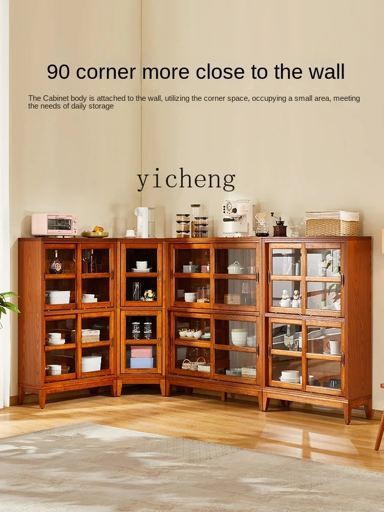 CZ Triangle Corner Cabinet Bookcase Bookshelf and Storage Shelf Corner Storage Side Cabinet