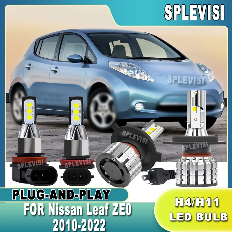 

Improve Night Meeting Safety 2-4pcs LED Headlight Fog Light For Nissan Leaf ZE0 2010 2011 2012 2013 2014 2015 2016 2017-2022