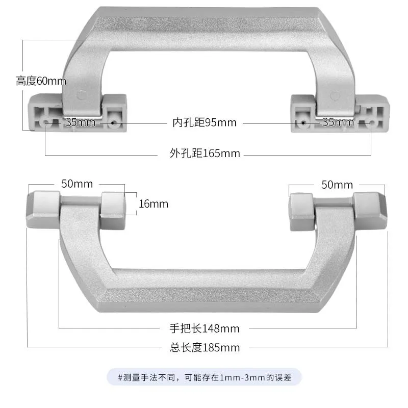 Plastic Rebound Handle Suitcase Trolley Accessory Handle Suitcase Handle Handmade Tool Box Aluminum Box