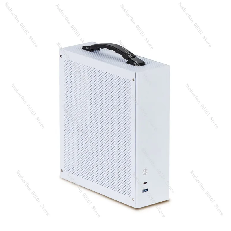 Office Business Compact Mini ITX Desktop PC Case with E10 Integrated Graphics AI Lobster Design Slim Small Form Factor Chassis