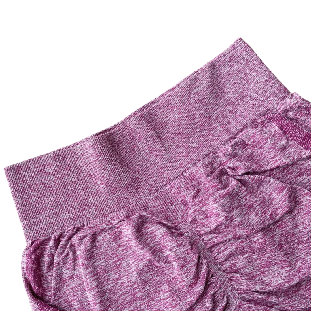 

Бесшовные спортивные шорты для йоги, фитнес-шорты с высокой талией, подтягивающие ягодицы, леггинсы для бега в тренажерном зале, эластичная дышащая спортивная одежда, ударные шорты