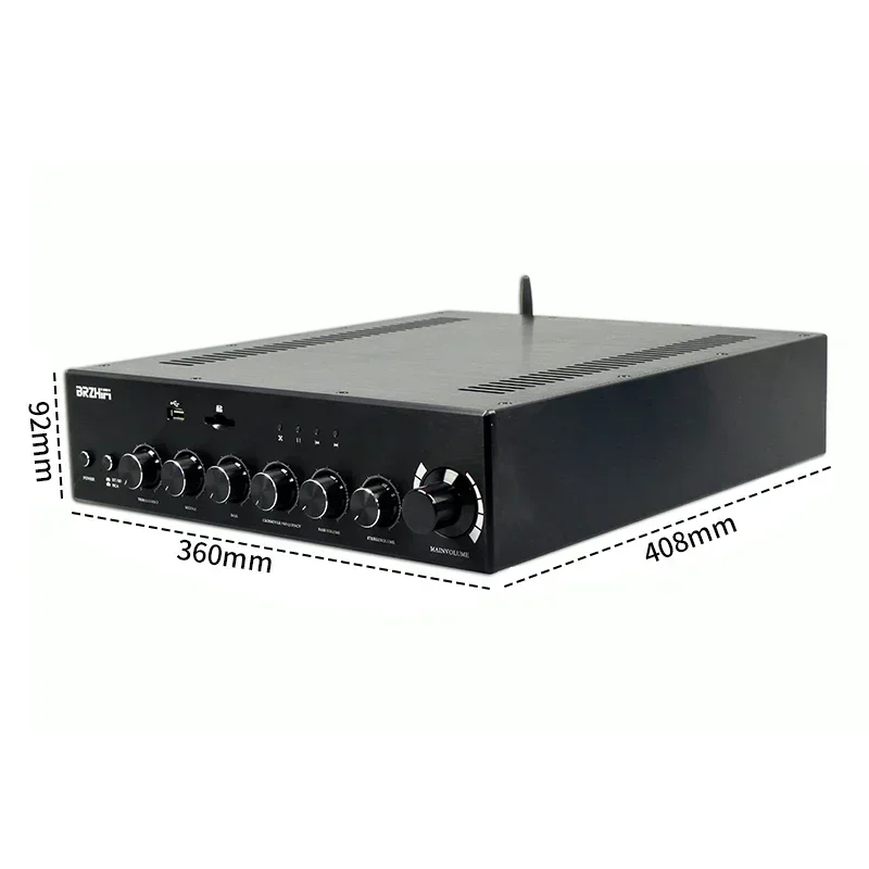 Sanyo STK412-440 Bluetooth 5.0 1000W 2.1 Channel Subwoofer Home Theater Audio Amplifier SD Card MP3 USB Player