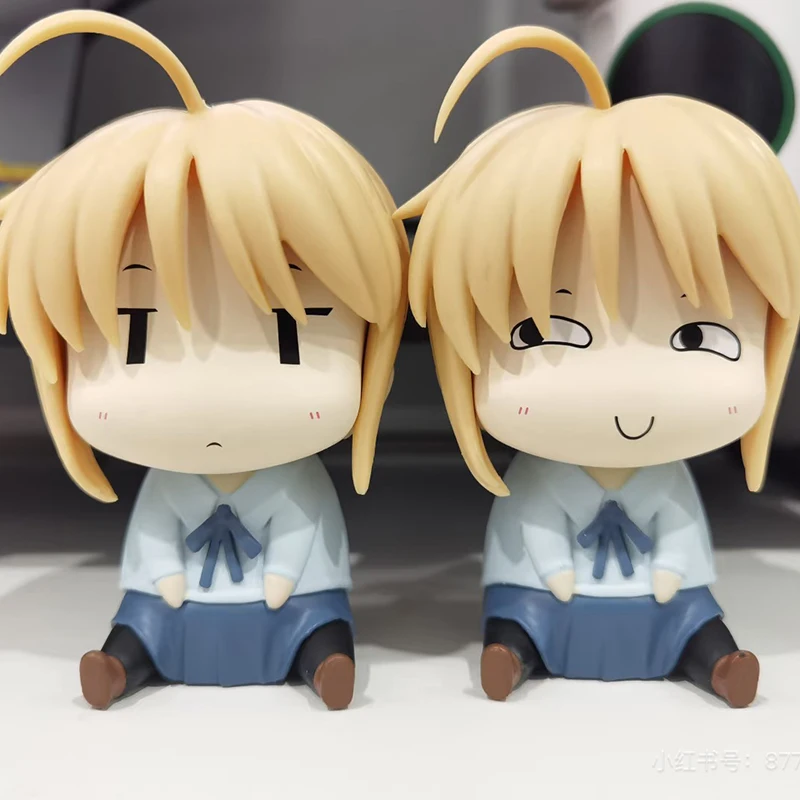 

Anime Altria Pendragon Figurine Fate/stay Night Action Figures Q Version PVC Order Saber Collection Model Toys Peripheral Gifts