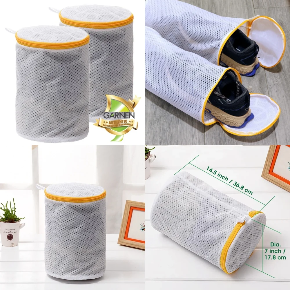 

2-пакет сетчатого мешка для белья для обуви, стиральная машина, кроссовки, моющаяся защита для чистки, сверхмощная сумка для одежды для нижнего белья