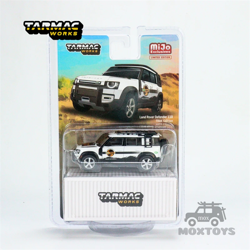 Tarmac Works 1:64 LandRover DeFender 110 TREK Edition blister packaging LHD Diecast Model Car