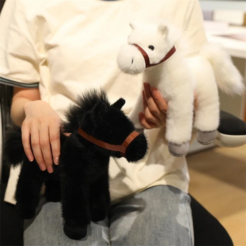 Grappig Jaar van het Paard Mascotte Paard 23cm Zacht Paard Simulatie Paard Dier Thuis Kamer Decor