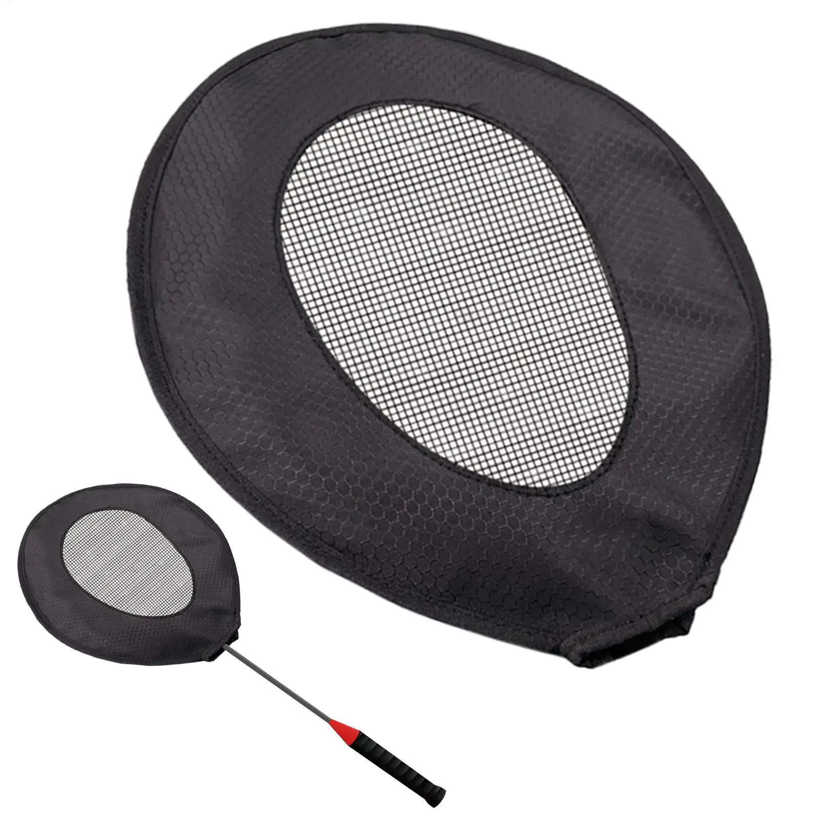 مضرب بدمنتون غطاء المقاومة مضرب بدمنتون سوينغ غطاء التدريب قوة المقاومة كم مضرب بدمنتون غطاء رأس #4