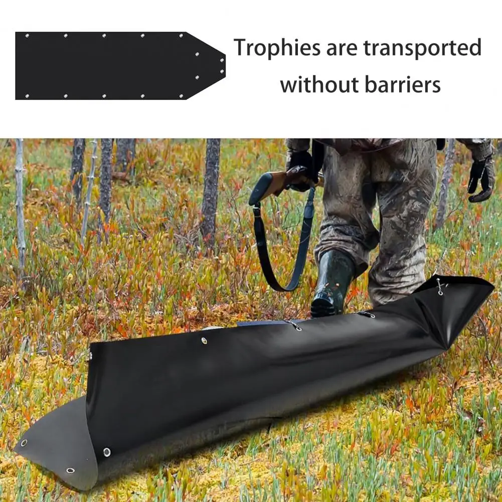 Heavy Duty Deer Drag Sleds Ice Fishing Sled Multi-Purpose Hunting Sled Durable Game Sled For Deer For Hauling Deer Hunting