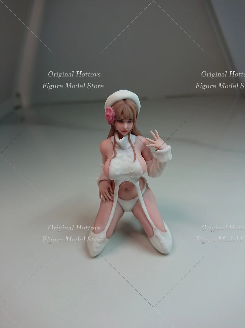 

1/18 Scale Female Soldier Winter Rose Beauty Mini Realistic Sculpture Full Set About 6.5cm Action Figure Model Collection