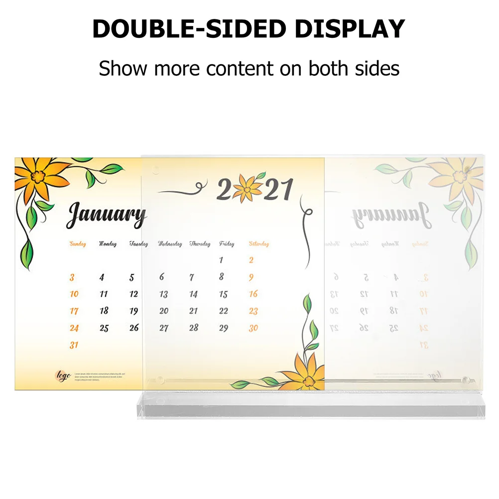 

1Pcs Acrylic Sign Holder Table Stand Holder Horizontal Price Display Advertising Price Ticket Display Stand Portable Practical