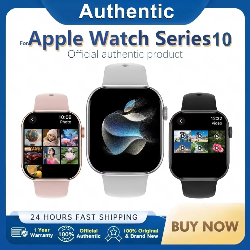 

2025 Новые оригинальные умные часы для Apple DT Watch 10 для мужчин AMOLED 4 ГБ с памятью 3D Surround BT Call Водонепроницаемые умные часы для женщин