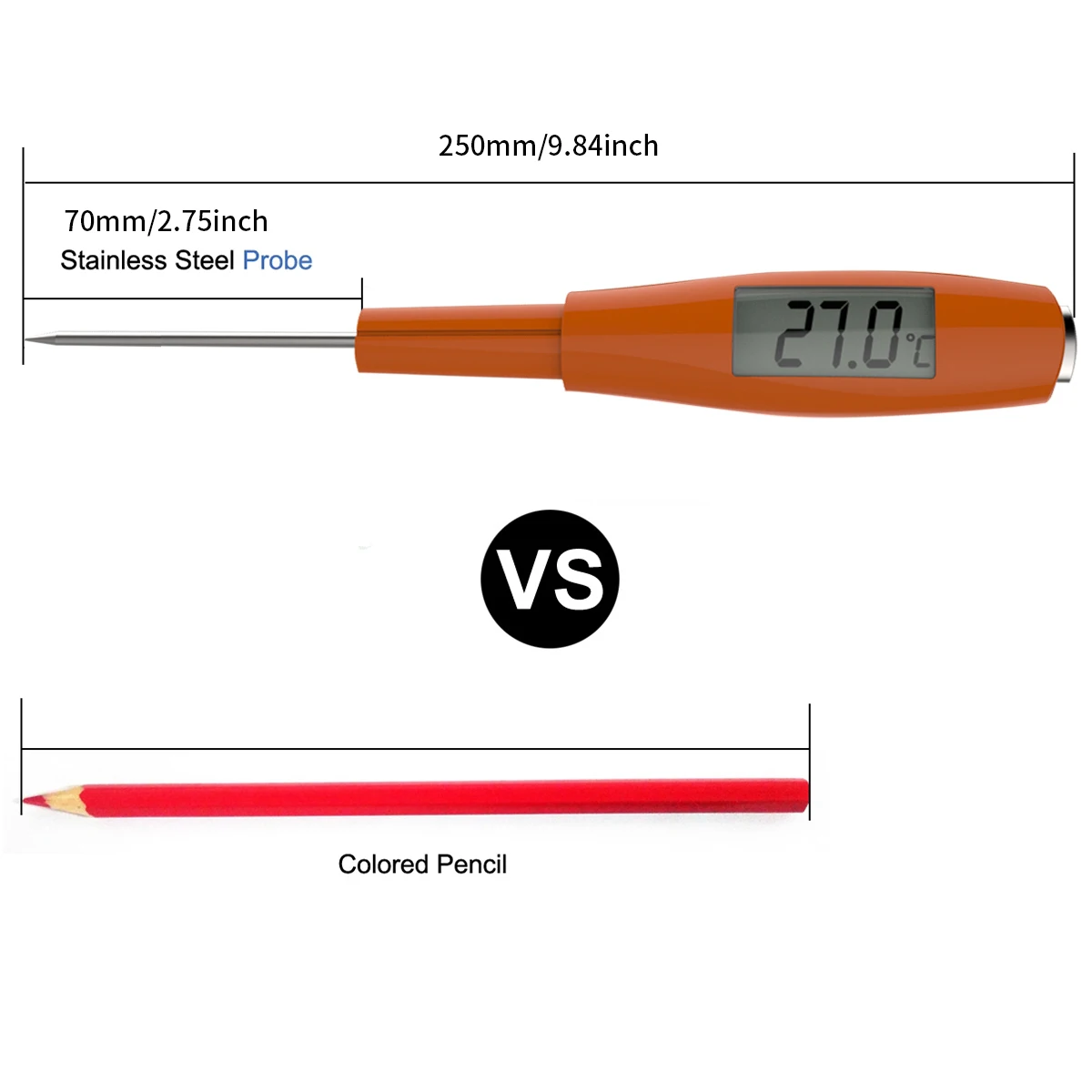 Digital Candy Spatula with Thermometer Confectionery/Sugar/Candy Thermometer Meat Cake Milk Thermometer Tool